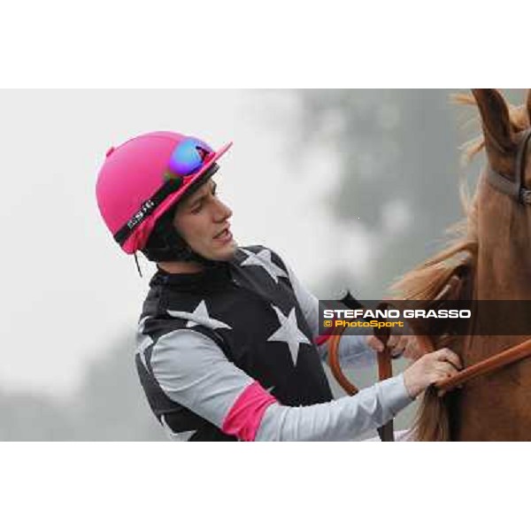 Mirco Demuro on Samba Brazil Milano - San Siro racecourse, 13th oct.2012 ph.Stefano Grasso
