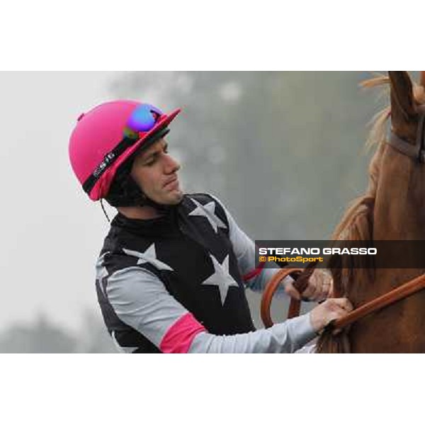 Mirco Demuro on Samba Brazil Milano - San Siro racecourse, 13th oct.2012 ph.Stefano Grasso