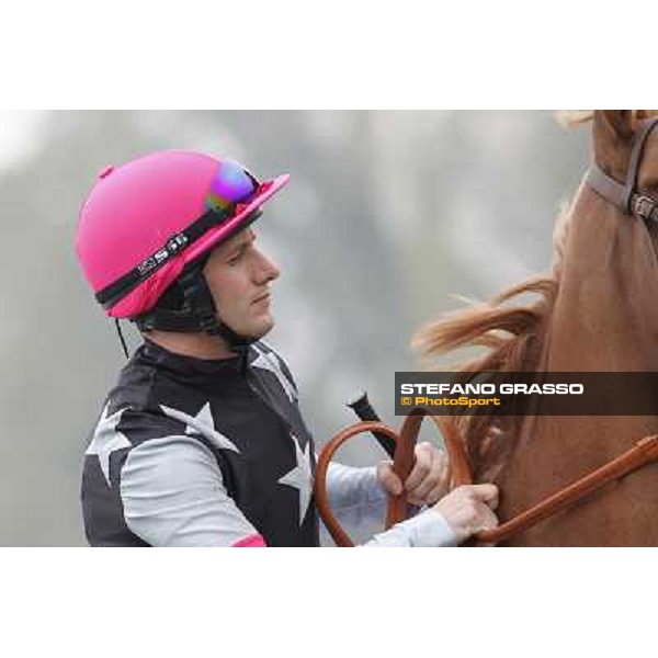 Mirco Demuro on Samba Brazil Milano - San Siro racecourse, 13th oct.2012 ph.Stefano Grasso