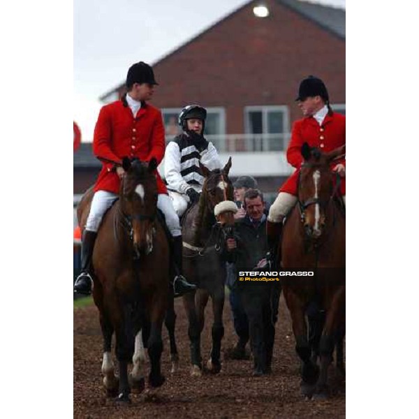 Barry Geraghty with Moscow Flyer returns back home after the triumph in the Queen Mother Champion Steeple Chase Cheltenham - The Festival 2nd day 16 march 2005 ph. Stefano Grasso