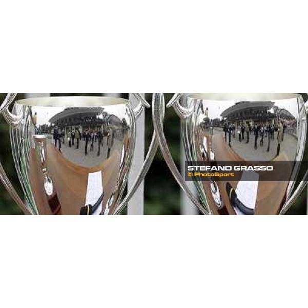 The trophies of Premio Verziere and the owners grandstand Milano - San Siro racecourse, 13th oct.2012 ph.Stefano Grasso