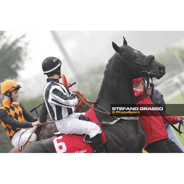 Mirco Demuro on Nabucco Milano - San Siro racecourse, 13th oct.2012 ph.Stefano Grasso