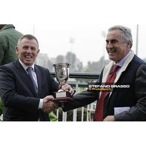 The prize giving of the Gran Criterium Milano - San Siro racecourse, 13th oct.2012 ph.Stefano Grasso