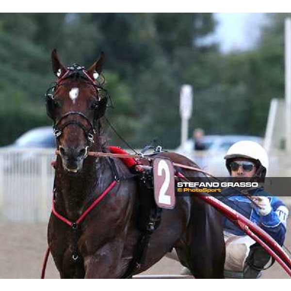 Tommaso di Lorenzo and Looney Tunes win the Gran Premio Freccia d\'Europa Rome-Tordivalle racecourse,27th oct.2012 ph.Stefano Grasso