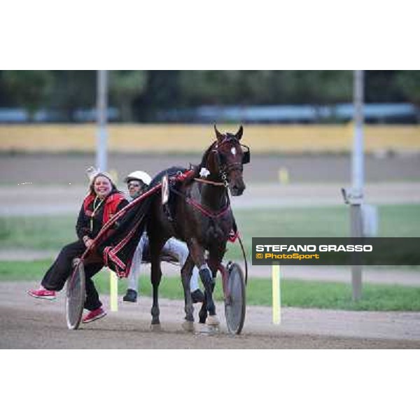 Tommaso di Lorenzo and Looney Tunes wint the Gran Premio Freccia d\'Europa Rome-Tordivalle racecourse,27th oct.2012 ph.Stefano Grasso