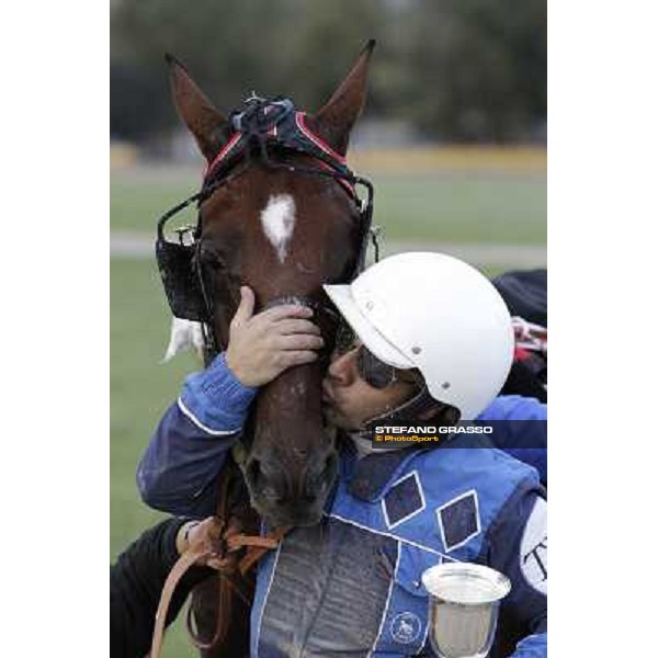 Tommaso di Lorenzo and Looney Tunes wint the Gran Premio Freccia d\'Europa Rome-Tordivalle racecourse,27th oct.2012 ph.Stefano Grasso