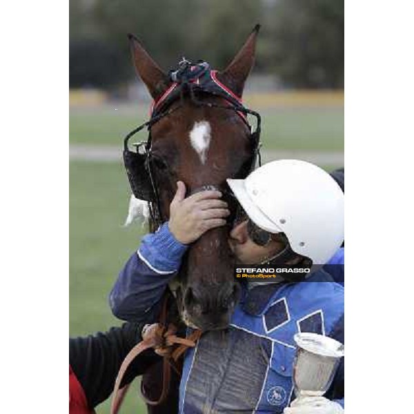 Tommaso di Lorenzo and Looney Tunes wint the Gran Premio Freccia d\'Europa Rome-Tordivalle racecourse,27th oct.2012 ph.Stefano Grasso