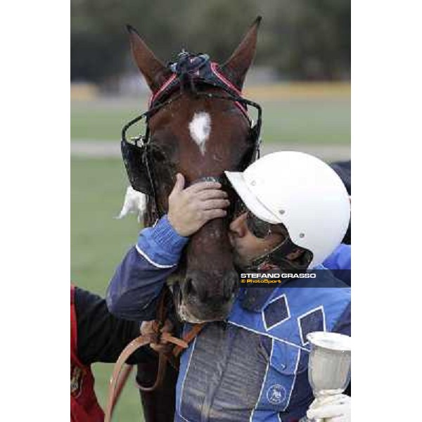 Tommaso di Lorenzo and Looney Tunes wint the Gran Premio Freccia d\'Europa Rome-Tordivalle racecourse,27th oct.2012 ph.Stefano Grasso