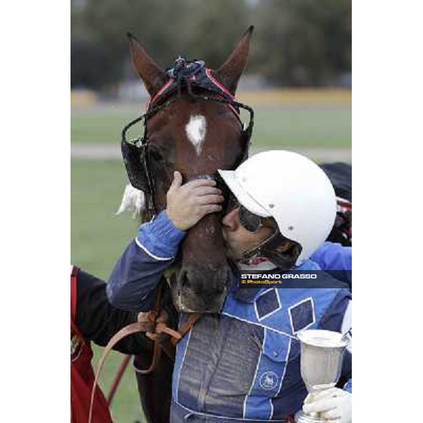 Tommaso di Lorenzo and Looney Tunes wint the Gran Premio Freccia d\'Europa Rome-Tordivalle racecourse,27th oct.2012 ph.Stefano Grasso