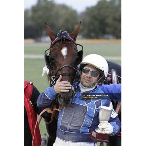 Tommaso di Lorenzo and Looney Tunes wint the Gran Premio Freccia d\'Europa Rome-Tordivalle racecourse,27th oct.2012 ph.Stefano Grasso