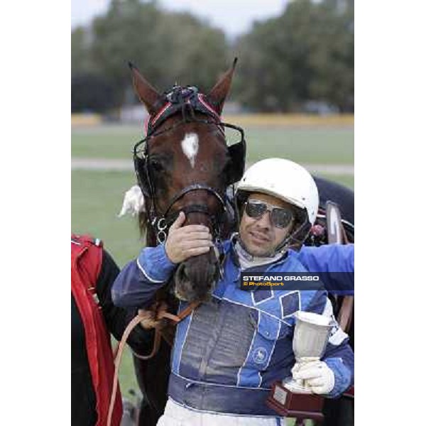 Tommaso di Lorenzo and Looney Tunes wint the Gran Premio Freccia d\'Europa Rome-Tordivalle racecourse,27th oct.2012 ph.Stefano Grasso