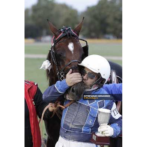 Tommaso di Lorenzo and Looney Tunes wint the Gran Premio Freccia d\'Europa Rome-Tordivalle racecourse,27th oct.2012 ph.Stefano Grasso