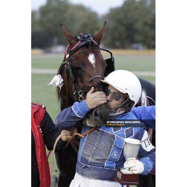 Tommaso di Lorenzo and Looney Tunes wint the Gran Premio Freccia d\'Europa Rome-Tordivalle racecourse,27th oct.2012 ph.Stefano Grasso