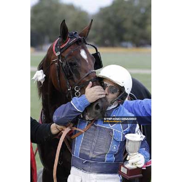 Tommaso di Lorenzo and Looney Tunes wint the Gran Premio Freccia d\'Europa Rome-Tordivalle racecourse,27th oct.2012 ph.Stefano Grasso