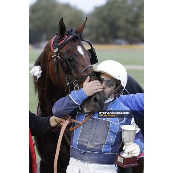 Tommaso di Lorenzo and Looney Tunes wint the Gran Premio Freccia d\'Europa Rome-Tordivalle racecourse,27th oct.2012 ph.Stefano Grasso