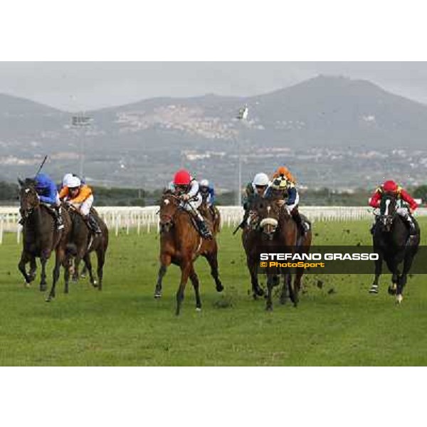 Andrea Atzeni on Sortilege wins the Gran Premio Longines Lydia Tesio Rome, Capannelle racecourse 28th october 2012 ph.Stefano Grasso