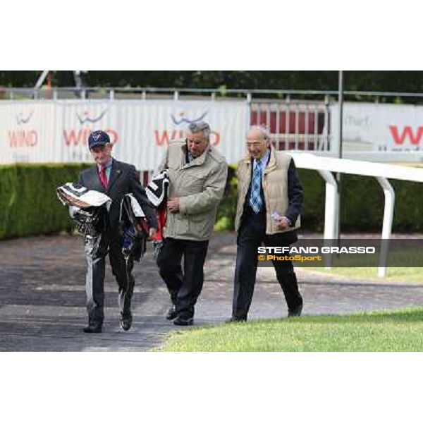 Giuseppe Botti and Giorgio Pucciatti Roma - Capannelle racecourse,28th oct.2012 ph.Stefano Grasso