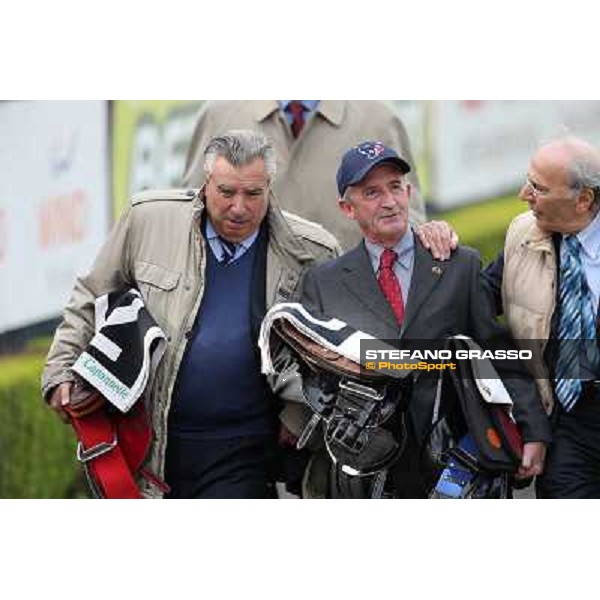 Giuseppe Botti and Giorgio Pucciatti Roma - Capannelle racecourse,28th oct.2012 ph.Stefano Grasso