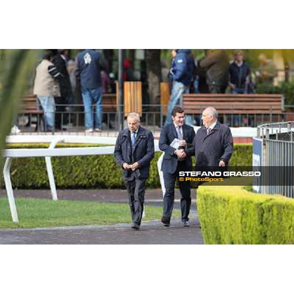 Stefano and Alduino Botti with Felice Villa Roma - Capannelle racecourse,28th oct.2012 ph.Stefano Grasso
