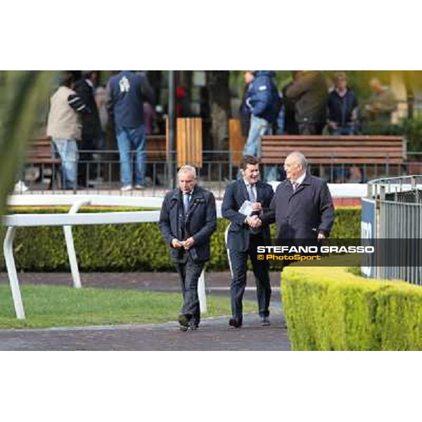 Stefano and Alduino Botti with Felice Villa Roma - Capannelle racecourse,28th oct.2012 ph.Stefano Grasso