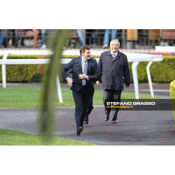 Stefano Botti and Felice Villa Roma - Capannelle racecourse,28th oct.2012 ph.Stefano Grasso