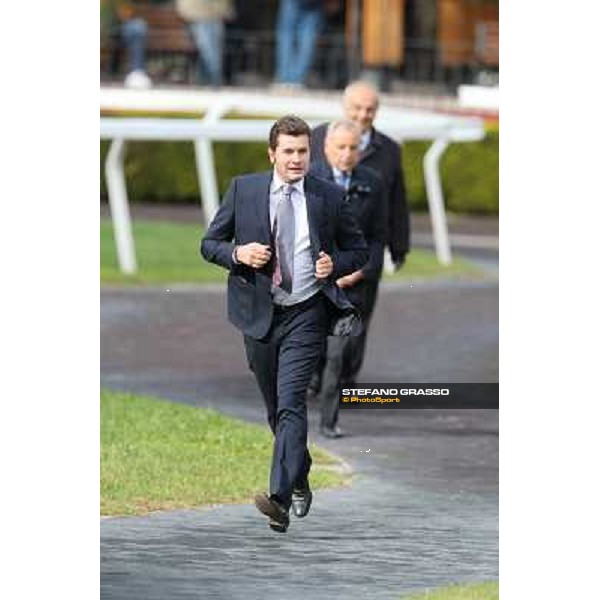 Stefano and Alduino Botti with Felice Villa Roma - Capannelle racecourse,28th oct.2012 ph.Stefano Grasso