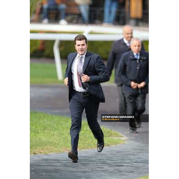 Stefano and Alduino Botti with Felice Villa Roma - Capannelle racecourse,28th oct.2012 ph.Stefano Grasso