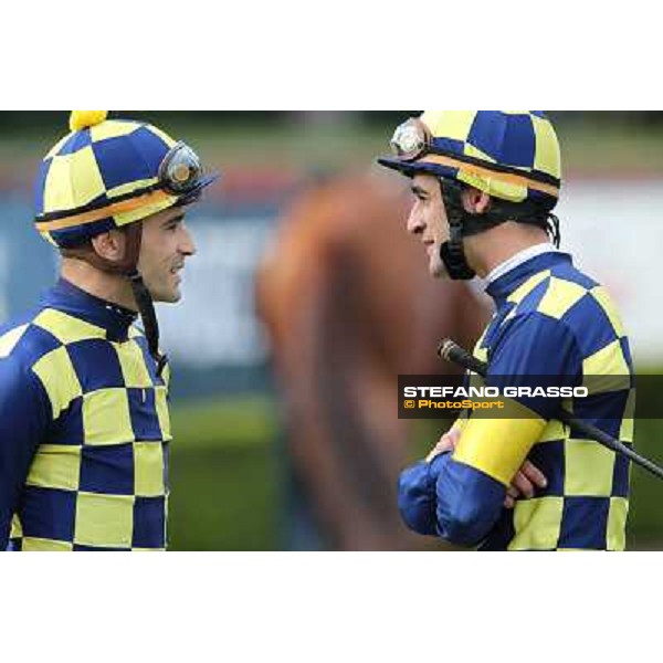 Dario Vargiu and Fabio Branca Roma - Capannelle racecourse,28th oct.2012 ph.Stefano Grasso