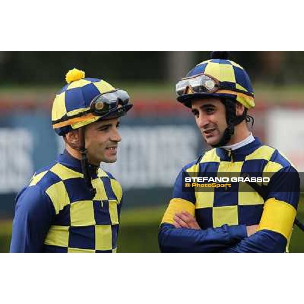 Dario Vargiu and Fabio Branca Roma - Capannelle racecourse,28th oct.2012 ph.Stefano Grasso