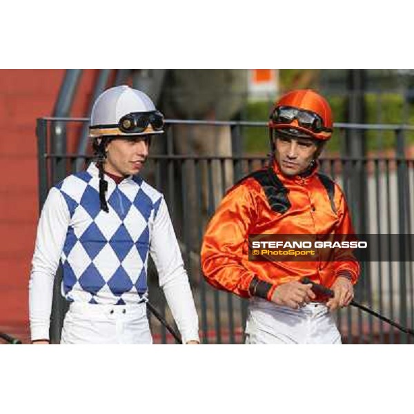 Cristian Demuro and Dario Vargiu Roma - Capannelle racecourse,28th oct.2012 ph.Stefano Grasso