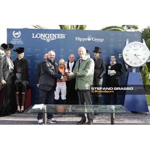 The prize giving ceremony of Premio Livermore Roma - Capannelle racecourse,28th oct.2012 ph.Stefano Grasso