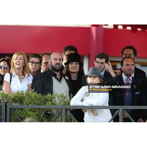 Davide Livermore and friends at the Gran Premio Longines Lydia Tesio Roma - Capannelle racecourse,28th oct.2012 ph.Stefano Grasso