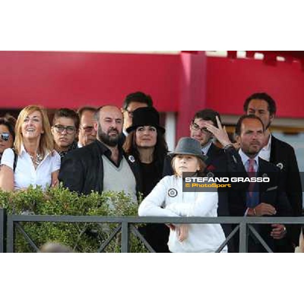 Davide Livermore and friends at the Gran Premio Longines Lydia Tesio Roma - Capannelle racecourse,28th oct.2012 ph.Stefano Grasso