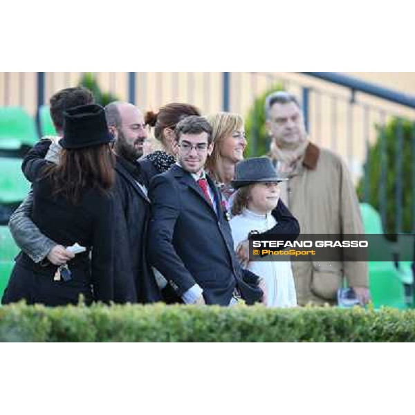 Davide Livermore and friends at the Gran Premio Longines Lydia Tesio Roma - Capannelle racecourse,28th oct.2012 ph.Stefano Grasso