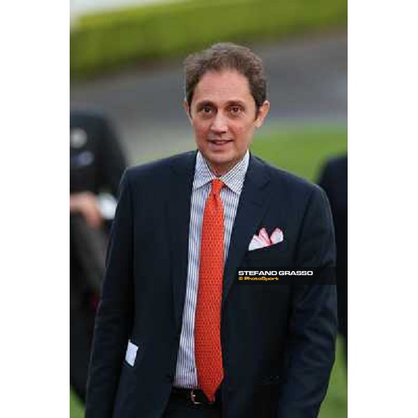 Riccardo Cantoni before the Premio Longines Lydia Tesio Roma - Capannelle racecourse,28th oct.2012 ph.Stefano Grasso