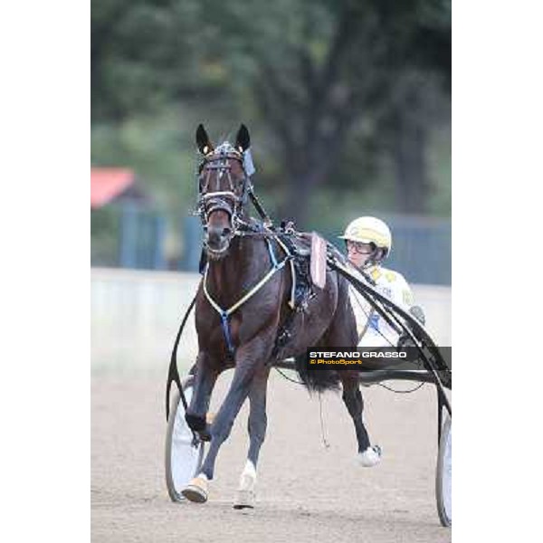 Roberto Andreghetti and Mack Grace Sm Rome-Tordivalle racecourse,27th oct.2012 ph.Stefano Grasso