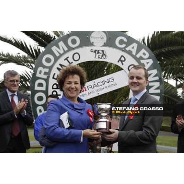 Silvestre De Sousa and Hunter\'s Light win the Gran Premio Roma GBI Racing Rome, Capannelle racecourse 4th november 2012 ph.Stefano Grasso