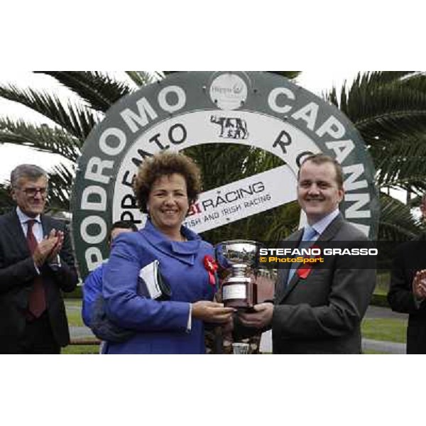 Silvestre De Sousa and Hunter\'s Light win the Gran Premio Roma GBI Racing Rome, Capannelle racecourse 4th november 2012 ph.Stefano Grasso