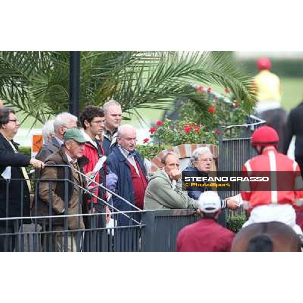 Racegoers and Vip guests Rome- Capannelle racecourse,4th nov.2012 ph.Stefano Grasso