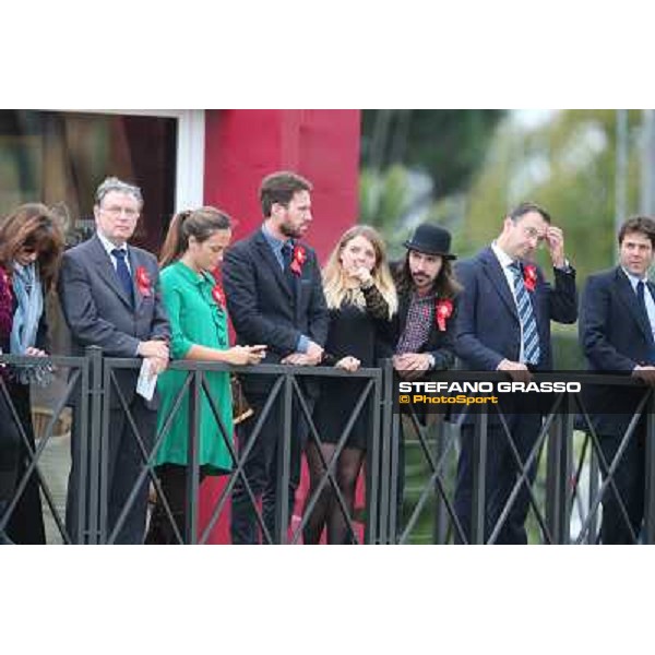 Racegoers and Vip guests Rome- Capannelle racecourse,4th nov.2012 ph.Stefano Grasso