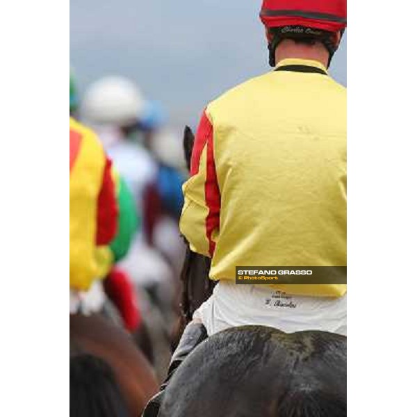 Jockeys return home after the race Rome- Capannelle racecourse,4th nov.2012 ph.Stefano Grasso
