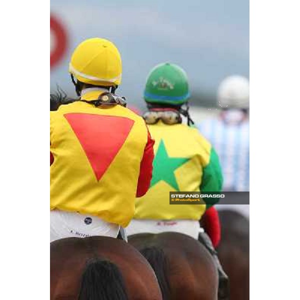 Jockeys return home after the race Rome- Capannelle racecourse,4th nov.2012 ph.Stefano Grasso