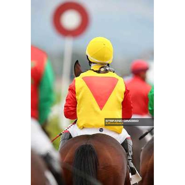 Jockeys return home after the race Rome- Capannelle racecourse,4th nov.2012 ph.Stefano Grasso