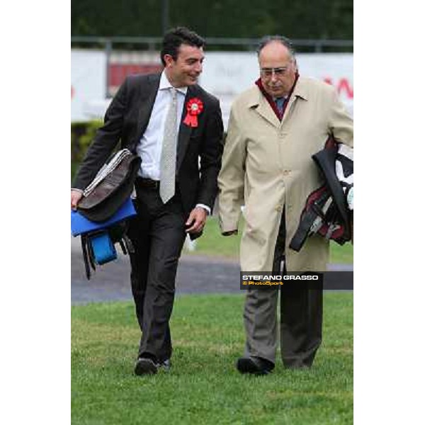 Endo Botti and Roberto Brogi Rome- Capannelle racecourse,4th nov.2012 ph.Stefano Grasso