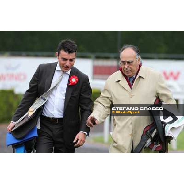 Endo Botti and Roberto Brogi Rome- Capannelle racecourse,4th nov.2012 ph.Stefano Grasso
