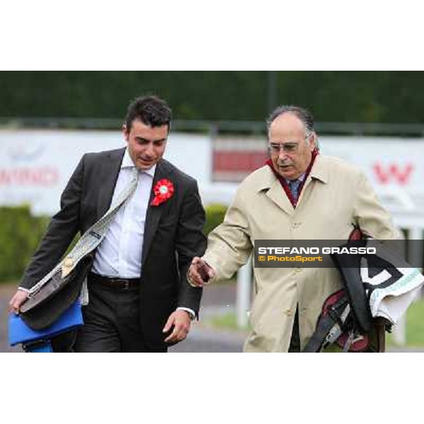 Endo Botti and Roberto Brogi Rome- Capannelle racecourse,4th nov.2012 ph.Stefano Grasso