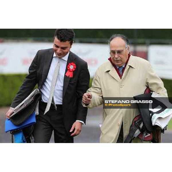 Endo Botti and Roberto Brogi Rome- Capannelle racecourse,4th nov.2012 ph.Stefano Grasso