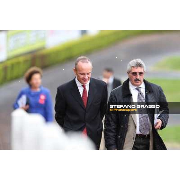 Elio Pautasso and Carlo Riccio Rome- Capannelle racecourse,4th nov.2012 ph.Stefano Grasso