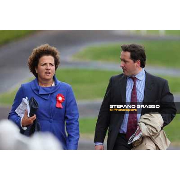 Diana Cooper and Richard Pritchard-Gordon Rome- Capannelle racecourse,4th nov.2012 ph.Stefano Grasso