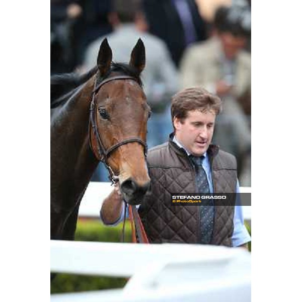 King Air parades after winning the Premio Ribot Roma - Capannelle racecourse,4th nov.2012 ph.Stefano Grasso